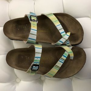 Birkenstock Papillio striped sandals